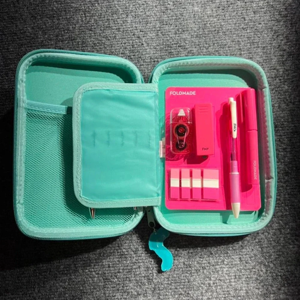 Squishmallows Owl Plush Pencil Case‎ Teal Blue Multi Character Travel Organizer